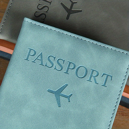 PU Simple Passport Holder Passport Protection Case Ճանապարհորդական անձնագրի ID կրեդիտ քարտի կափարիչ