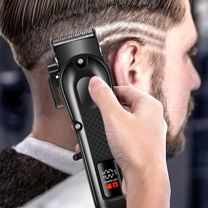 USB-ով լիցքավորվող էլեկտրական մազ կտրող մեքենա | Պրոֆեսիոնալ տնային վարսավիր | Փոխադրելի մազ կտրող մեքենա | Սև դիզայն | Մազերի կտրման նորաձև գործիք | Ժամանակակից մազ կտրող մեքենա | Կոմպակտ մազ կտրող մեքենա