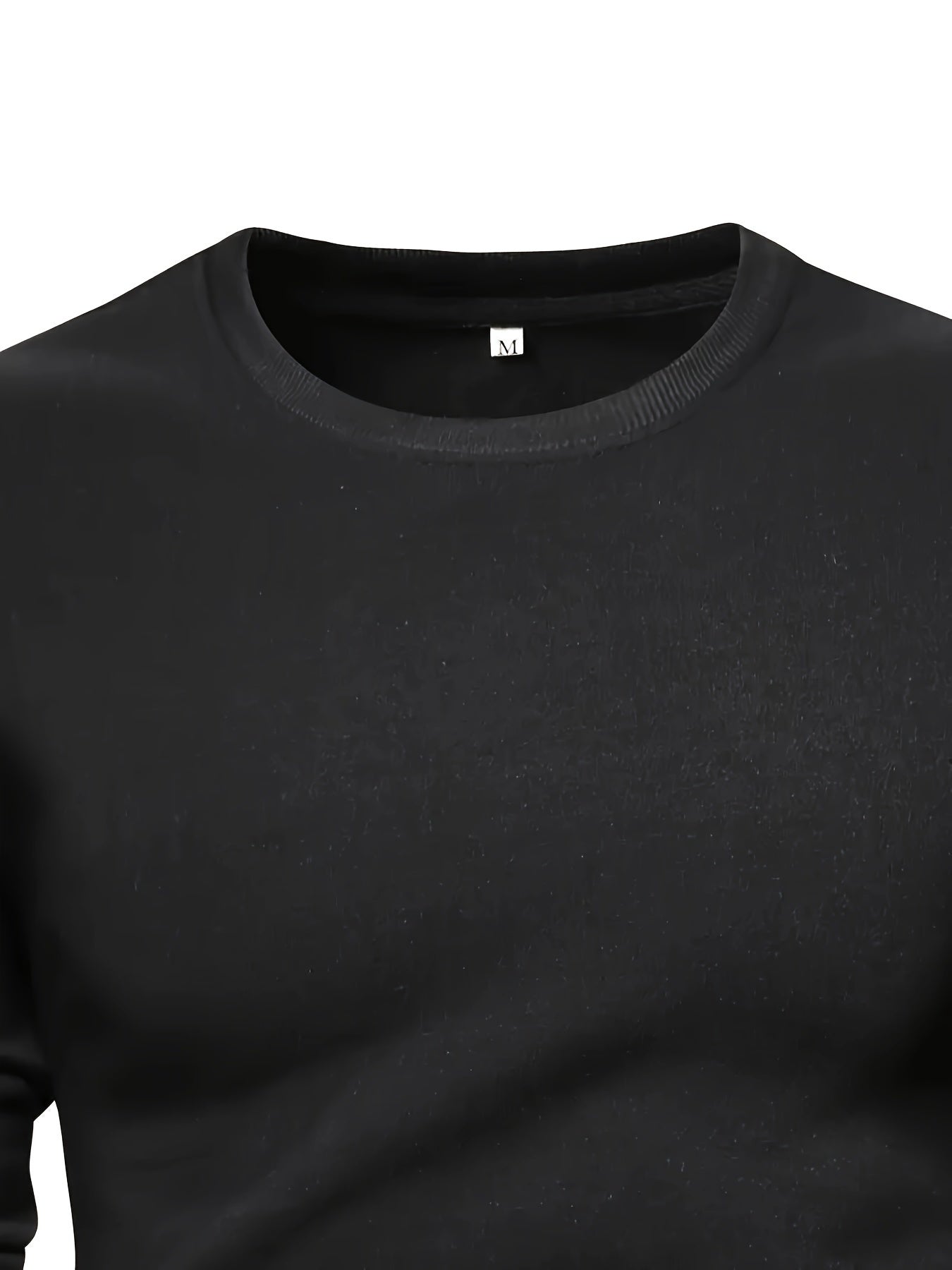 3pcs Men's Solid Color Knit Pullover For Autumn And Winter - Versatile Warm Crew Neck Long Sleeve, As Gift