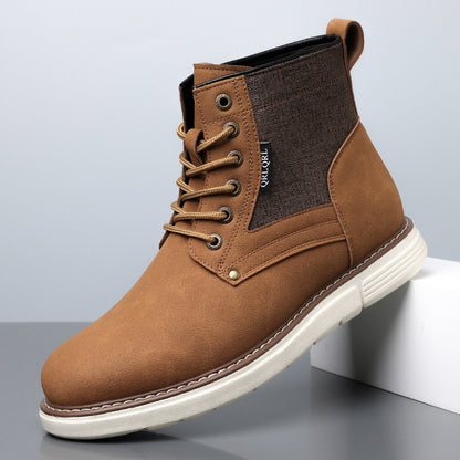 Men's British Style Soft Sole Business Casual Leather Boots