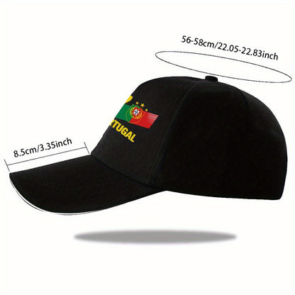 7 Portugal Emblem Sports Cap for Workouts and Jogging