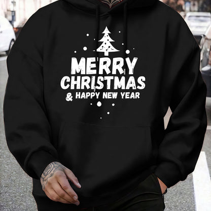 Men'S Fashion Trendy Hooded Sweatshirt | Casual Style, Regular Fit, Winter Season, Print Pattern, Slight Stretch Fabric