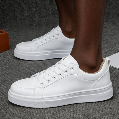 Men's Retro Casual Low-Top Sneakers with PU Upper