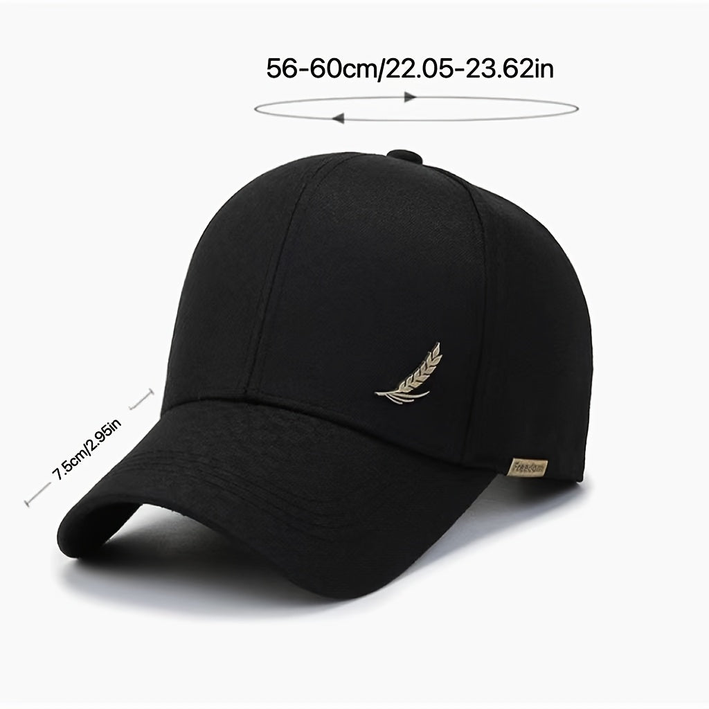 Unisex Casual Polyester Baseball Cap - Trendy Duckbill Hat