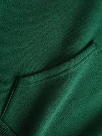 Men's Christmas Hooded Sweatshirt with Rudolph & Santa Print - Thickened Winter Pullover Hoodie, Warm Long Sleeve Casual Sweater for Skiing, Parties, Team Events - Machine Washable (Couple Matching, Unisex Style)