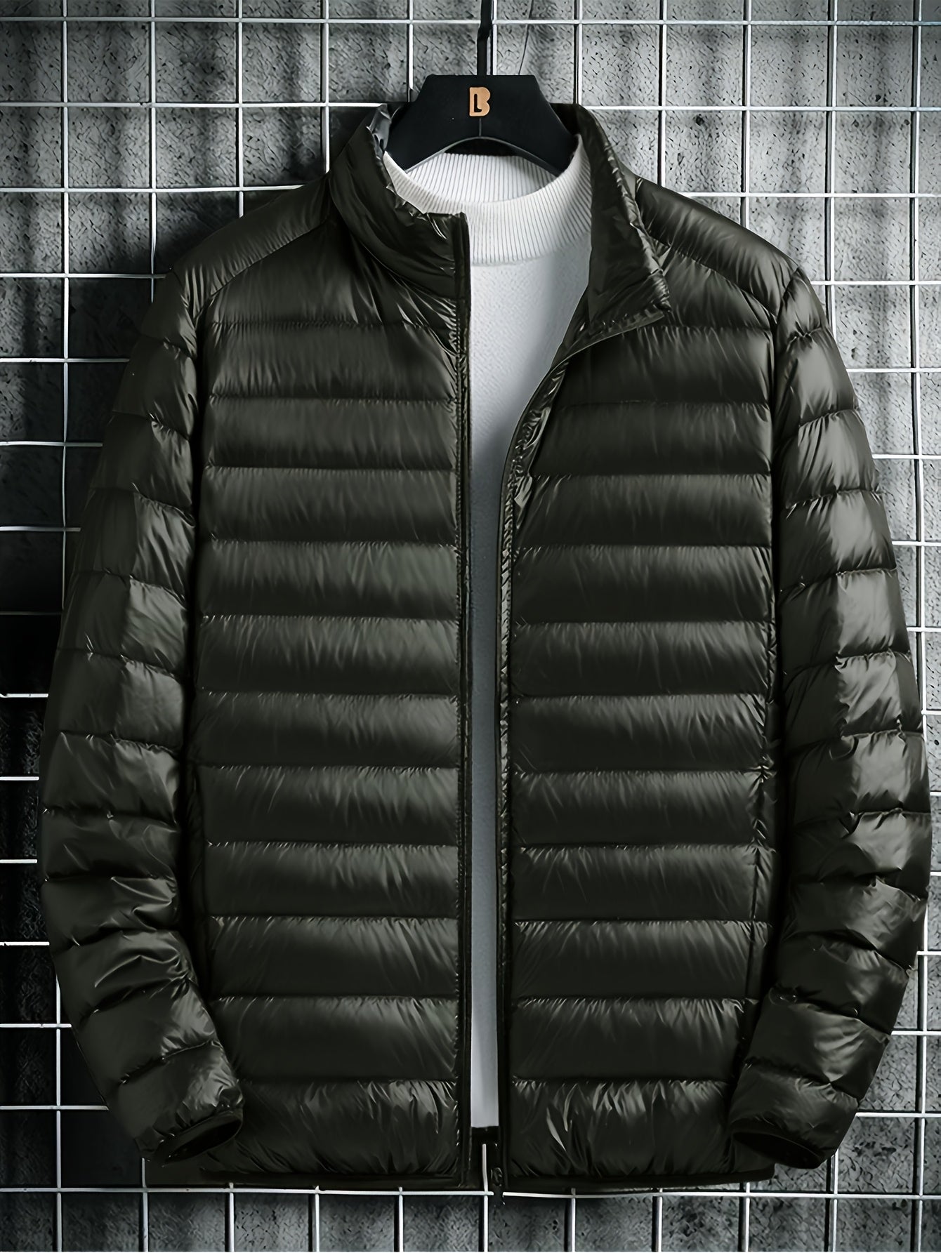 Men's Lightweight Jacket, Fashionable and Warm for Autumn and Winter, Perfect for Casual Outings
