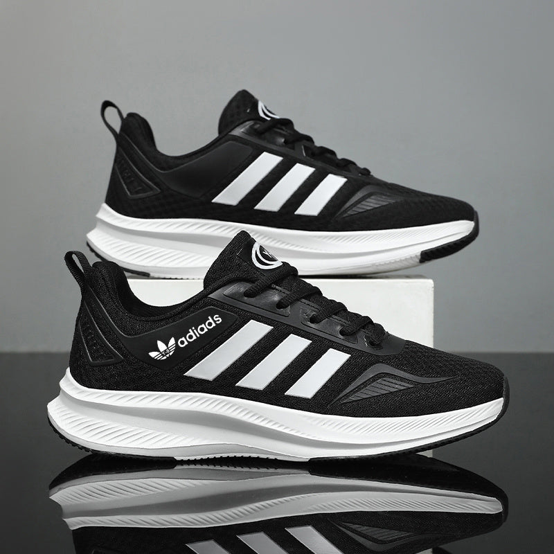 Men's Casual Low-Top Sneakers with Thick TPR Sole
