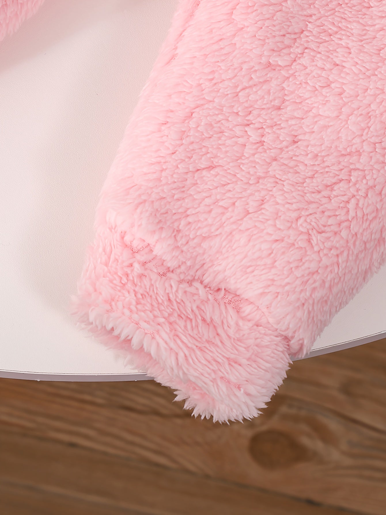 Two-Piece Cute Girls' Autumn/Winter Set: Long Sleeve Hooded Plush Butterfly Top with Pants, Perfect for Daily Outdoor Wear. Cozy Faux Fur Fabric - Essential Indoor & Winter Accessory and Holiday Gift Idea, Perfect for Outdoor