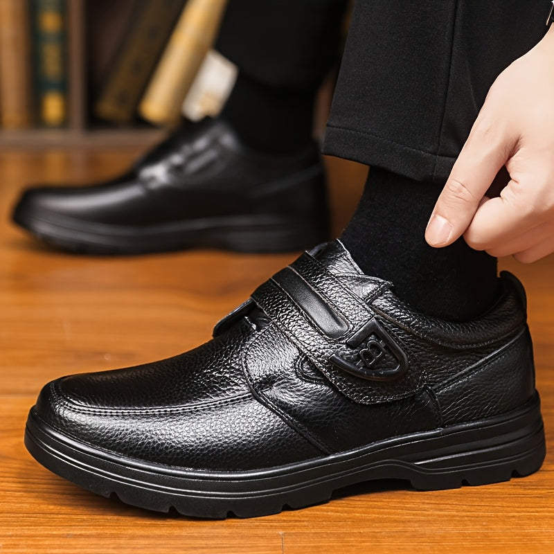 Men's Breathable Oxford Monk Strap Shoes with Soft Non-Slip Sole