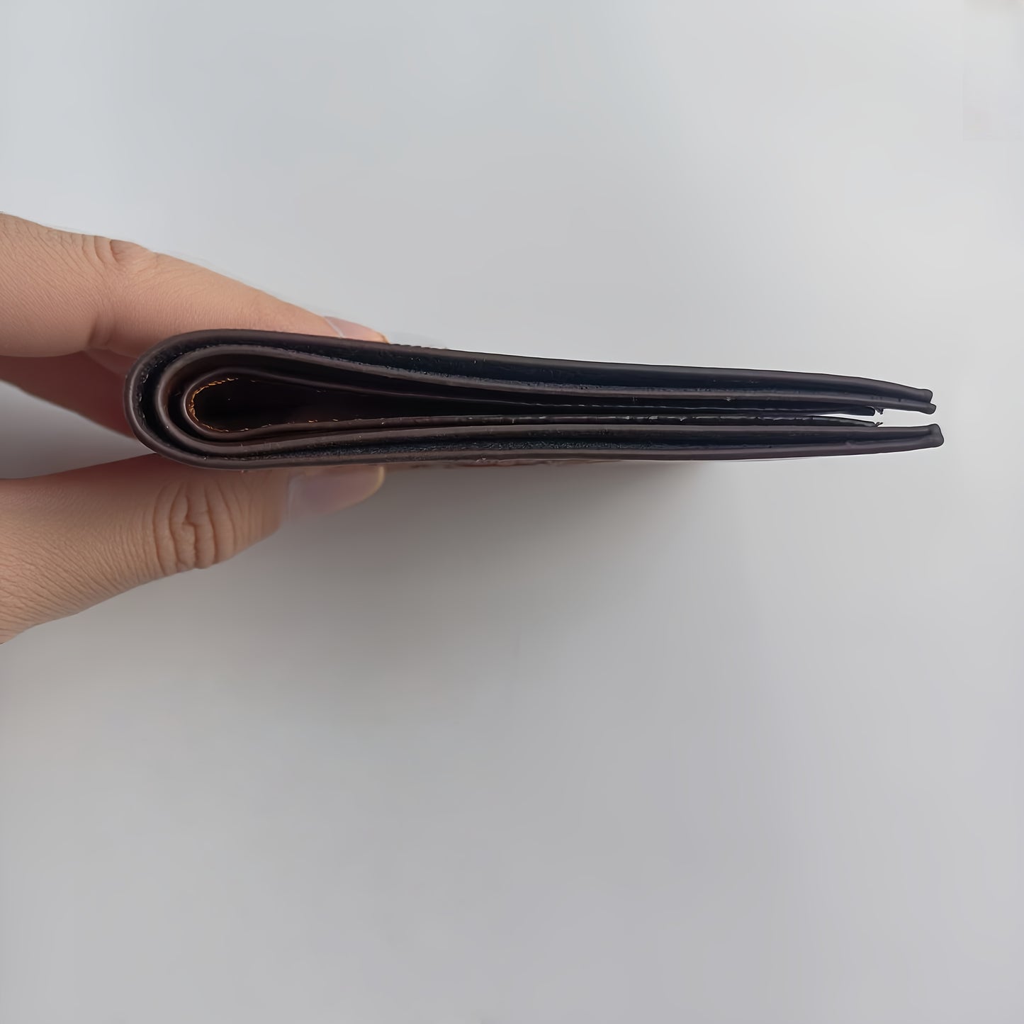 1pc of PU Leather 2-fold Wallet, Men's Money Clip with Animal Pattern Embossing, Suitable for Storing IDs, Credit Cards, and Coins, an Ideal Gift, Slim and Lightweight Coin Purse, Available in Black, Brown, and Coffee Colors