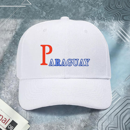 Unisex Paraguay Print Lightweight Adjustable Baseball Cap