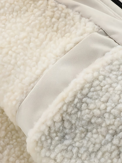 Men's Thermal Fleece-Lined Parka Jacket - Casual Outdoor Hooded Coat with Multiple Pockets, Detachable Bomber Style for Winter Adventures