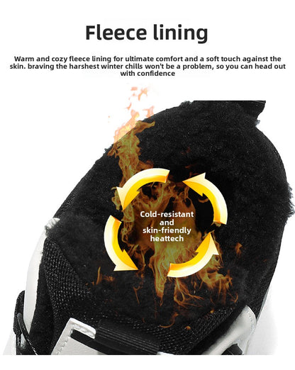 Տղամարդկանց նոր ձմեռային հաստ շերտով կոշիկներ, երեք գույնի, հարմարավետ և տաք, հեշտ հագնվող/հանվող, բռնակի դիզայնով, հարմար է բացօթյա ձյան, լեռնագնացության և լեռնագնացության համար։