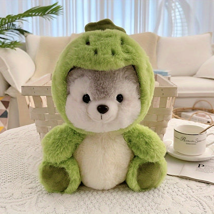 1pc, Soft Plush Animal Role-Playing Doll - Cute Cartoon Bear Toy, Available in Brown, Blue, Pink, And Green Baby Pillow Companions - Perfect for Room Decor And Gifts, Adorable Plush Toy with a Fun Design And Fluffy Texture