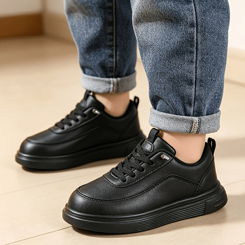 Lightweight Low Top PU Sports Shoes for Kids 14 and Under