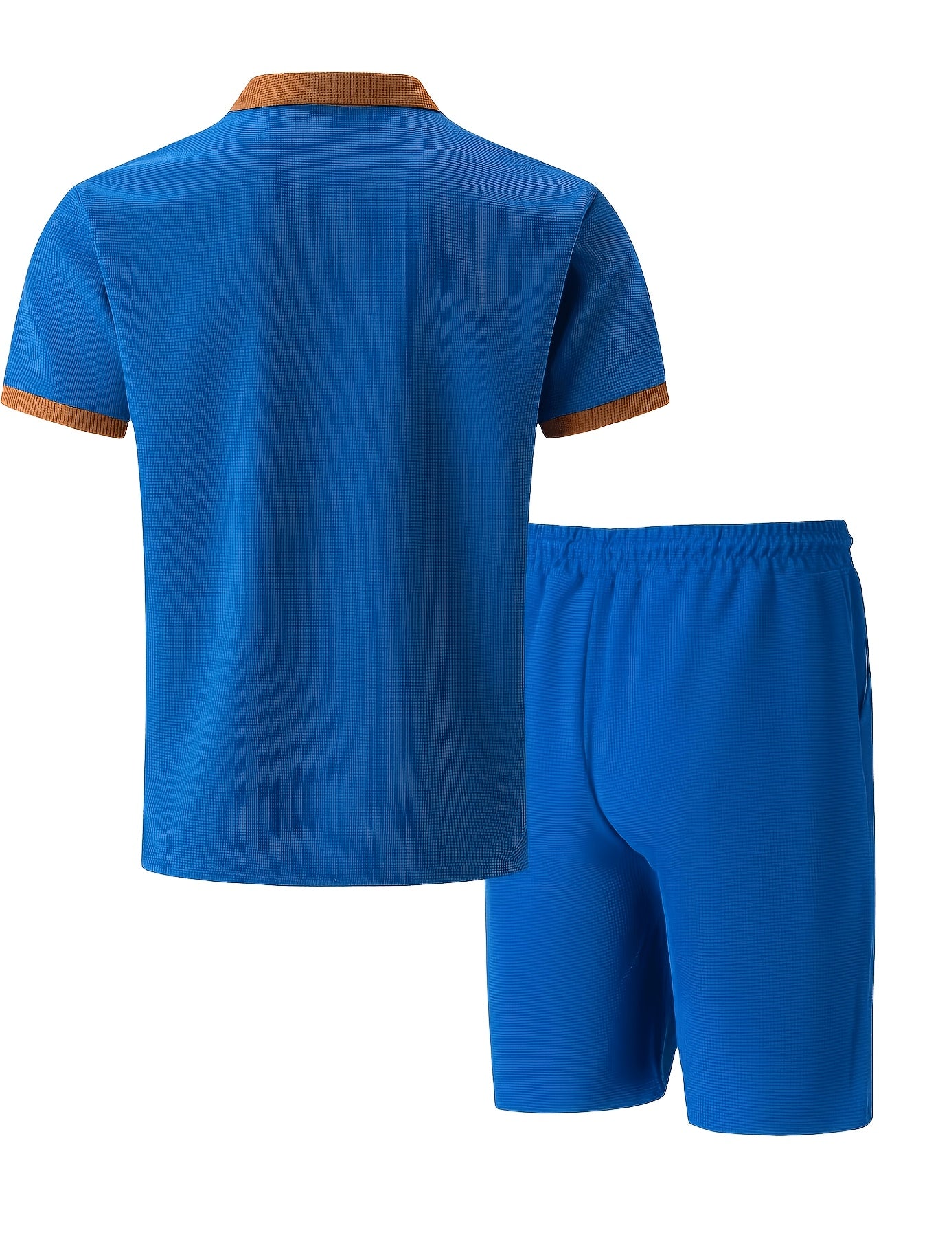 Men's Summer Set: Polo Shirt & Shorts, Lightweight, Breathable