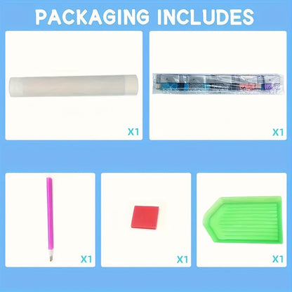 1pc Horse-Themed DIY Diamond Painting Kit - Creative Irregular-Shaped Crystal Art, Perfect for Living Room, Bedroom & Study Decor - Frameless, Ideal Holiday Gift for Beginners and Adults