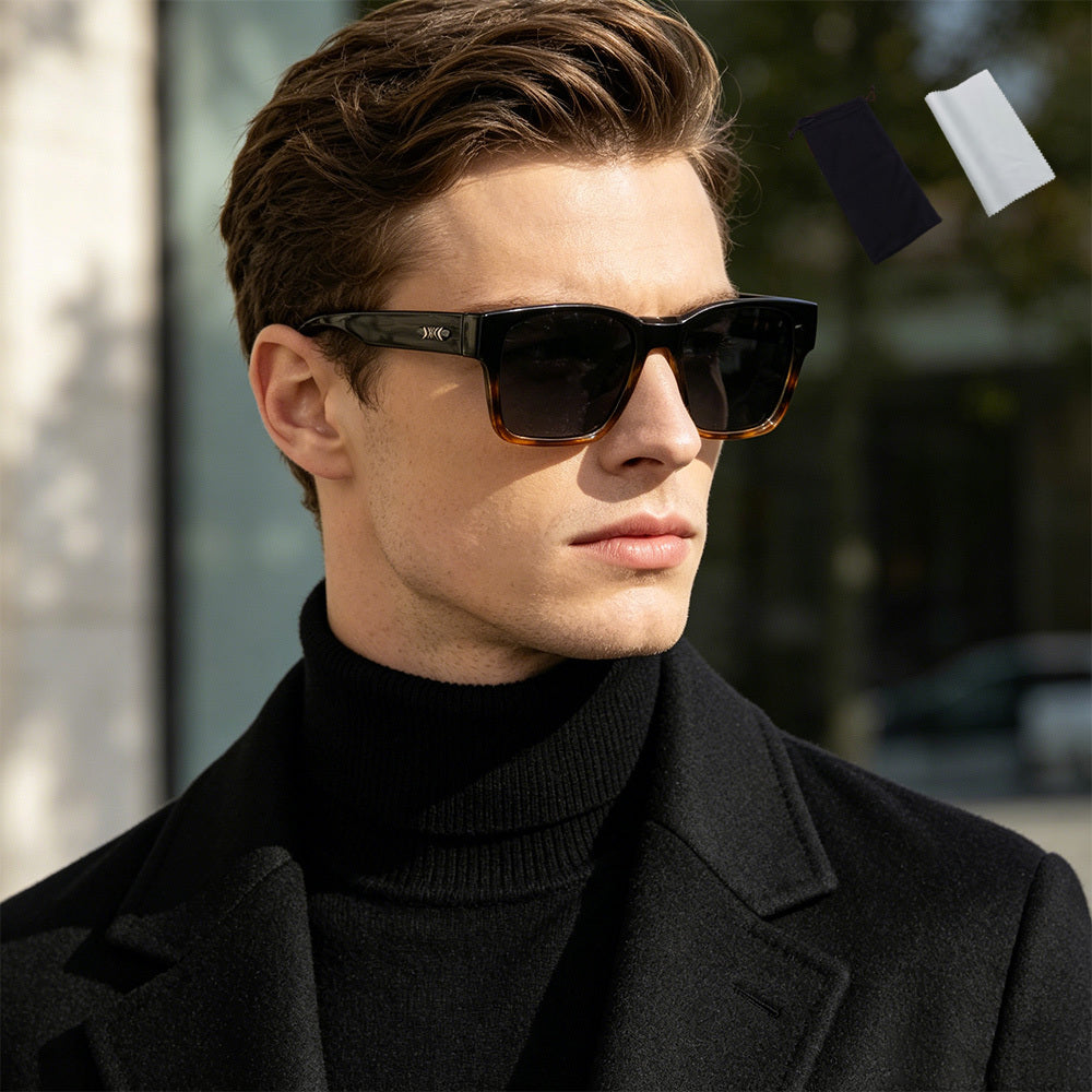 Vintage Square Men's Sunglasses UV400 Protection Unisex