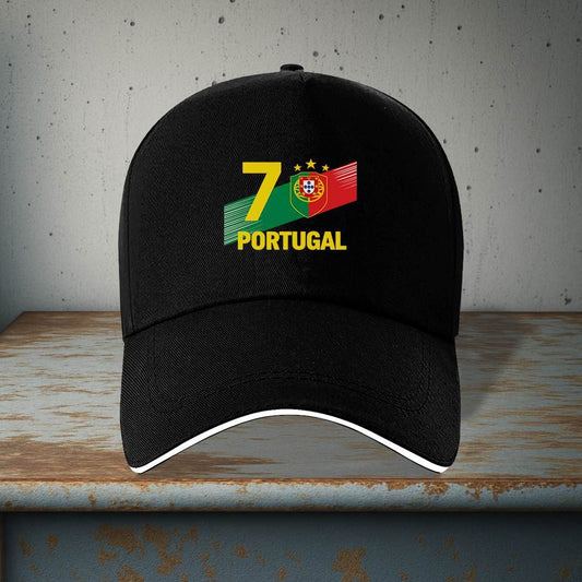 7 Portugal Emblem Sports Cap for Workouts and Jogging