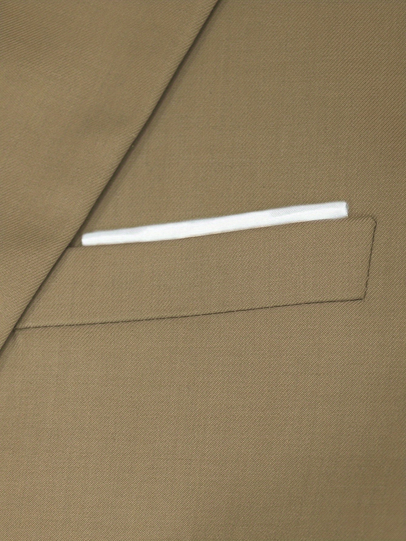 Men's Two-Piece Suit in Solid Color with Sealed Pockets, Regular Fit Suit Trousers, Elegant and Classic, Suitable for Business and Wedding Parties