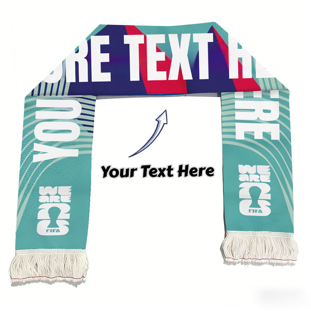 Custom FIFA World Cup 2026 Scarf - Fan Gift for Match Days
