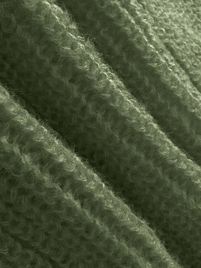 Կանացի աշնանային ձմեռային սվիտեր, V-աձև դեկոլտեով, անթև, պուլովեր և լայն տաբատ, էլեգանտ երկու մասից բաղկացած հավաքածու