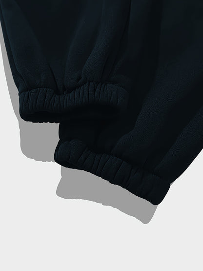 Women'S 2024 New Year Sweatshirt and Pants Set, Hooded Long Sleeve Casual Outfit with Pockets, Polyester Knit Fabric, Geometric Pattern, for Autumn/Winter Season