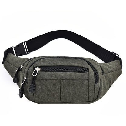 Fashion Canvas Outdoor Travel Waist Bag Casual Fanny Pack