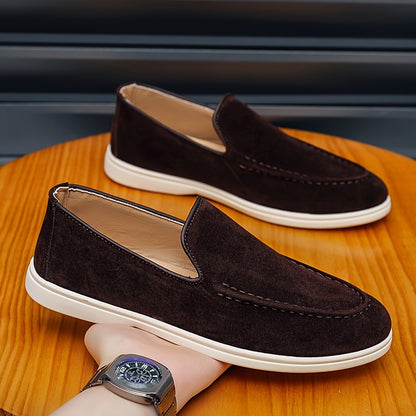 Men's Lightweight Casual Loafers with Comfortable Rubber Soles