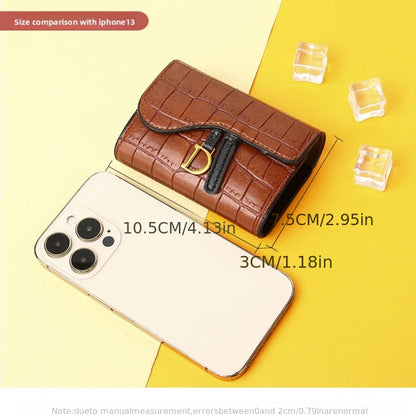 2025 New European And Style Short Wallet for Women, Featuring a Luxurious Feel with Multiple Card Slots And a Crocodile Pattern, Perfect for And Small Cards.