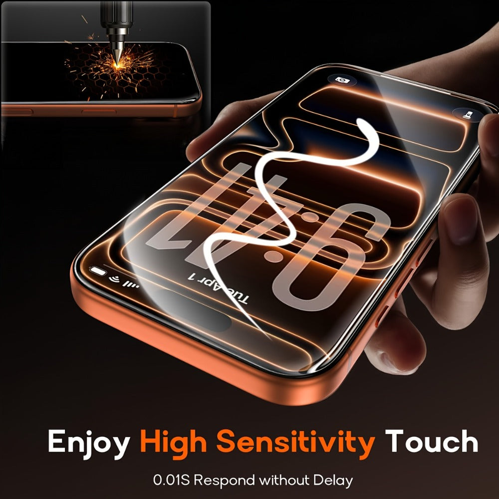 Tempered Glass Screen Protectors & Phone Case for iPhone Models