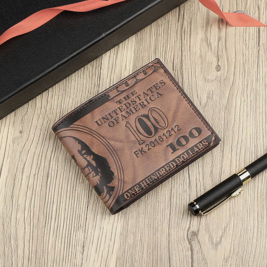 Latest Upgraded Men's Faux Leather Wallet, Vintage Style Men's Wallet, Multi-Card Slot Design - Stylish and Portable, Key and Coin Purse, Credit Card Holder, ID Holder, Elegant for Daily Use, Durable Denim Lining | Unique Wal - ayq