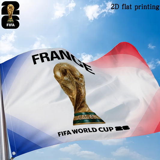 2026 FIFA World Cup Mascot Square Flag for Fans & Events - ayq