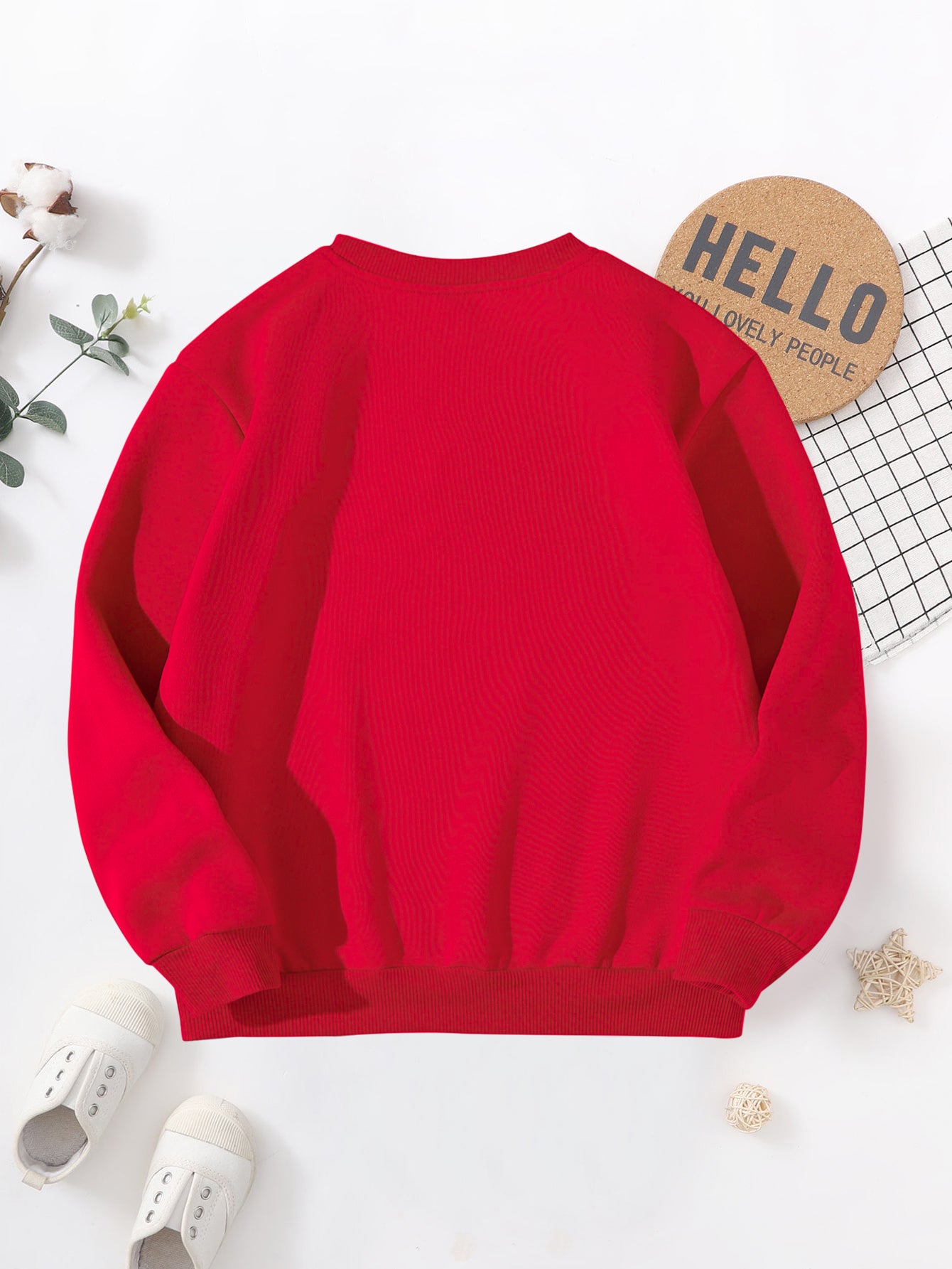 Boys' 2026 New Year Rocket & Fireworks Print Sweatshirt - Winter Warm Long Sleeve Sweater with 2026 Number Design, Casual Round Neck Pullover for Christmas & Parties ( to)