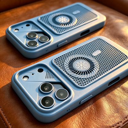 Matte Cooling Mesh Phone Case for iPhone 11-18 Pro Max Magsafe