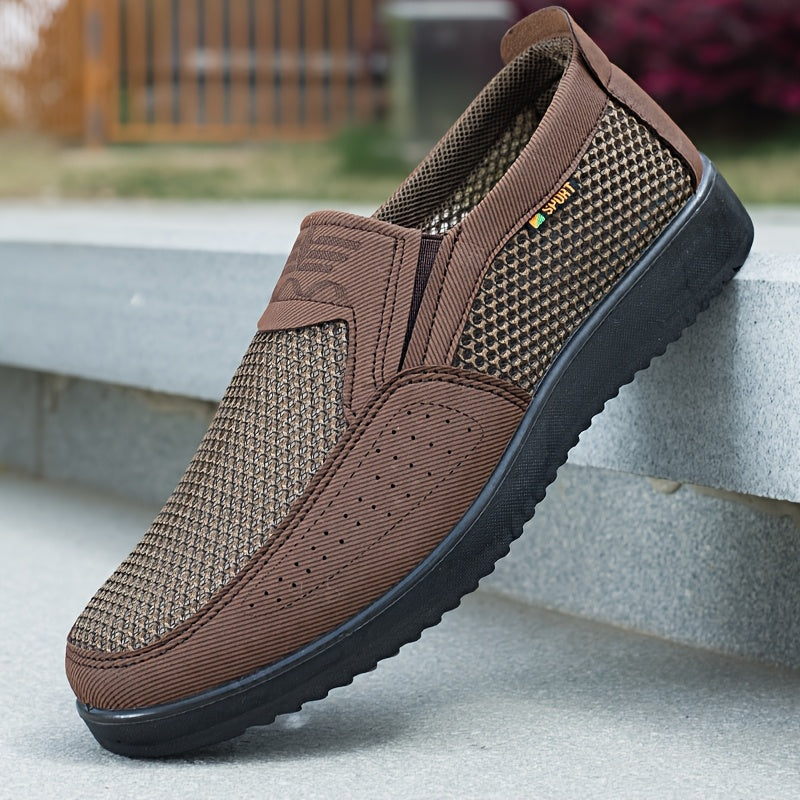 Men's Breathable Slip-On Casual Large Size Sneakers - ayq