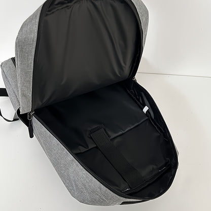 Three-piece minimalist computer backpack set, consisting of a lightweight shoulder bag, chest bag, and wallet, suitable for daily commuting and business use