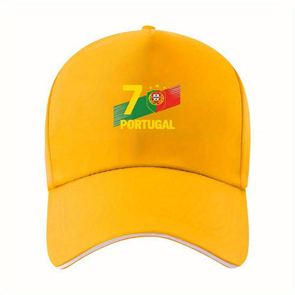7 Portugal Emblem Sports Cap for Workouts and Jogging