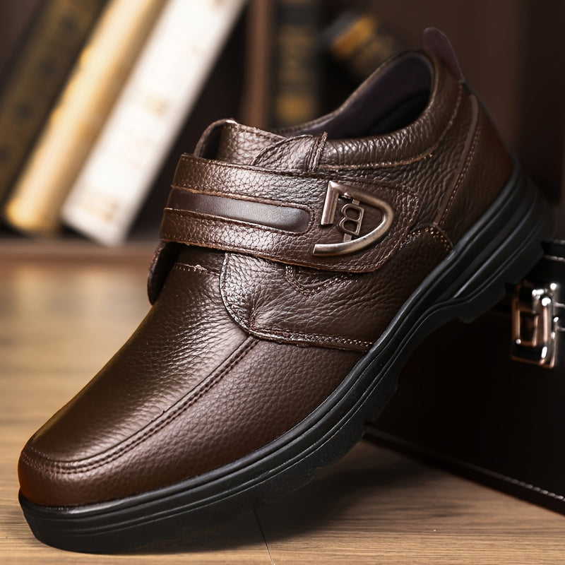 Men's Breathable Oxford Monk Strap Shoes with Soft Non-Slip Sole