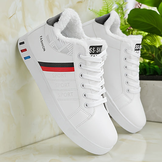 Տղամարդու բրդյա աստառով, կապած սպորտային կոշիկներ՝ գծավոր դիզայնով, որոնք ապահովում են գերազանց կպչունություն և փափուկ, հարմարավետ նստվածք B701-1: