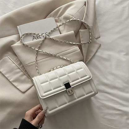 Պրեմիում դասի Rhombus Niche կանացի նորաձև շղթայով բազմակողմանի ուսագոտիով պայուսակ