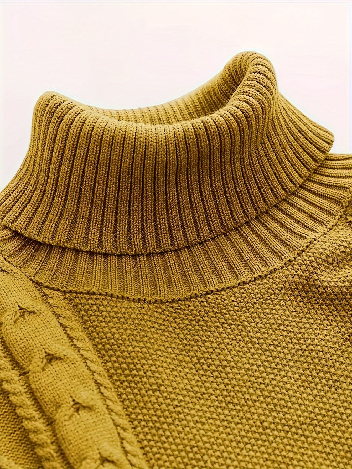 2024 New Cross-Border Men'S Plaid Knit Pullover Sweater (Men'S Warm Top)