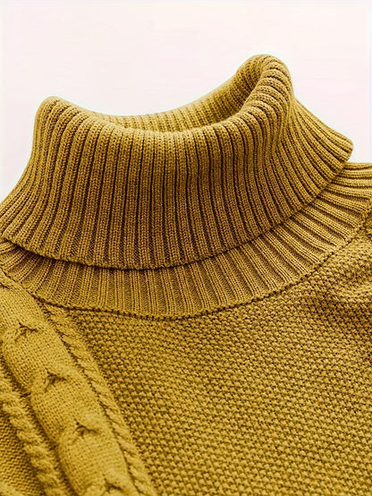 2024 New Cross-Border Men'S Plaid Knit Pullover Sweater (Men'S Warm Top)