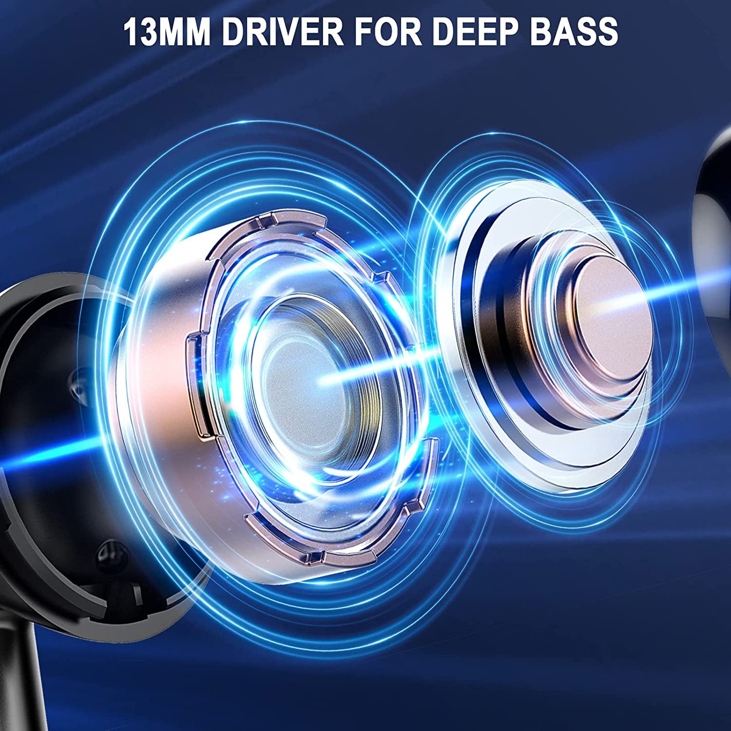 Wireless Earbuds, Bluetooth 5.4 Headphones Hifi Stereo, in Ear Earphones with 4 ENC Noise Cancelling Mics, 40H Playback Ear Buds with Mini Case, IP7 Waterproof Headset with LED Display, USB C Charging