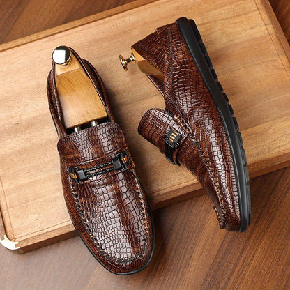 Men's All-Season Casual Slip-On Loafers with Rubber Sole