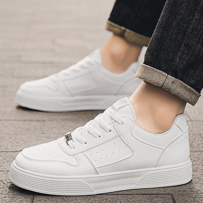 2color Men'S Fashionable Multifunctional Sports and Leisure Shoes | Anti-Slip, Durable, Breathable Fabric Lining, Black/White - Suitable for Indoor, Vacation, and Daily Wear - ayq