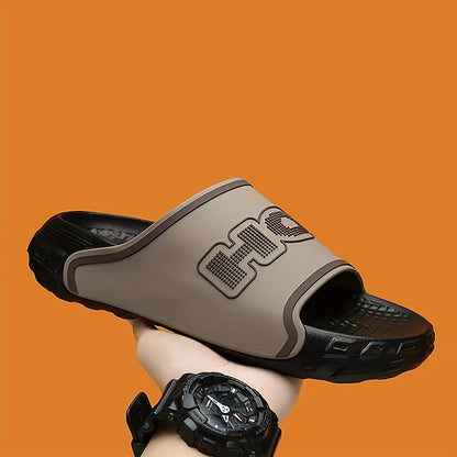 Men's Casual Open-Toe Slippers Durable EVA Outdoor Indoor