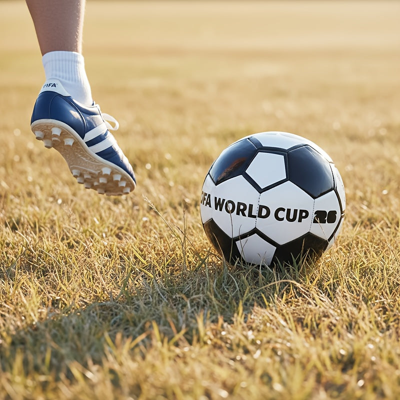 Official Size Adult Soccer Ball with Unique 2026 Mascot Designs