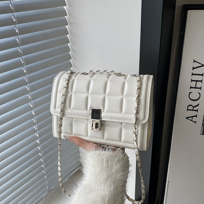 Պրեմիում դասի Rhombus Niche կանացի նորաձև շղթայով բազմակողմանի ուսագոտիով պայուսակ