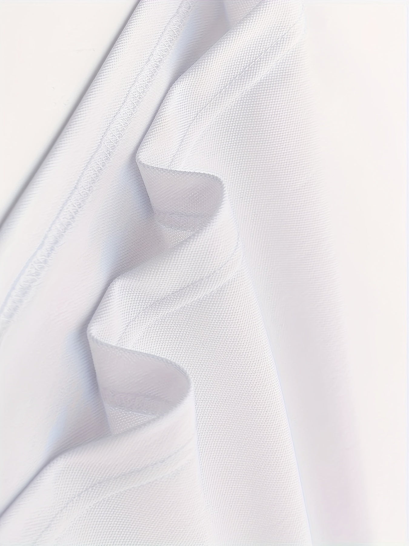 Men'S Comfortable POLO Shirt | Classic Button-Up Lapel Collar, Casual Style, Short Sleeve, Solid Color - ayq